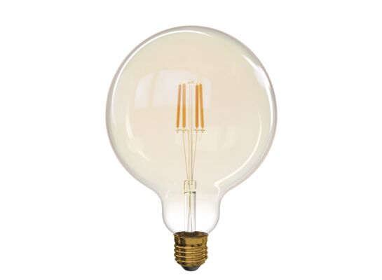 Żarówka LED Vintage G125 4W E27 ciepła biel+