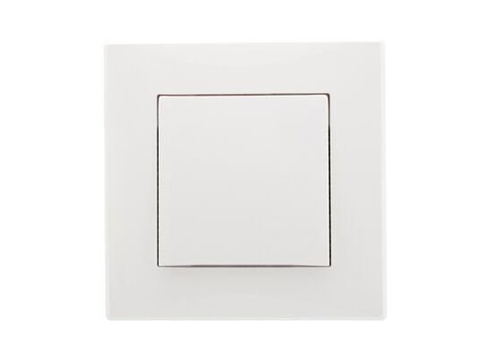 Łącznik pojedynczy Milano biały