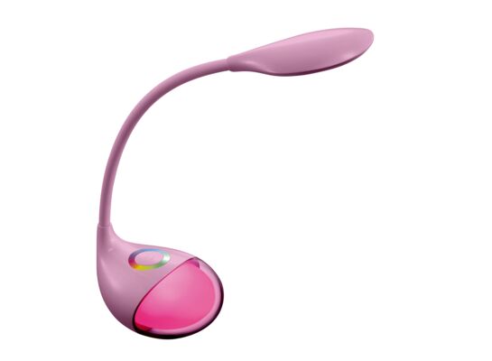 Lampka biurkowa 6W + lampka nocna różowa PLATINET