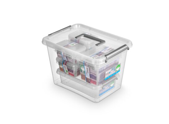 Pojemniki Antibacterial transparentne zestaw 12 w 1