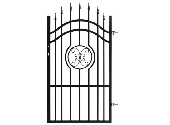 Furtka Radek czarna 90 x 140 - 160 cm prawa Polbram