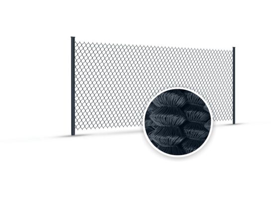 Siatka pleciona 1 x 10 mb antracyt Vimar