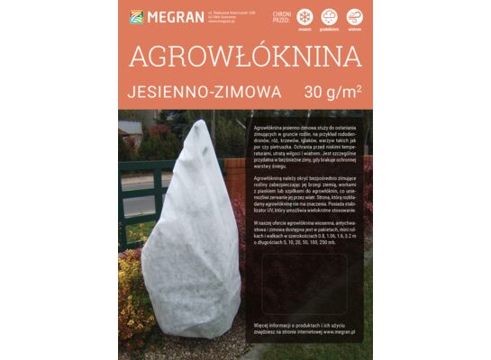 Agrowłóknina 30 g jesienno-zimowa 3,2 m x 5 mb