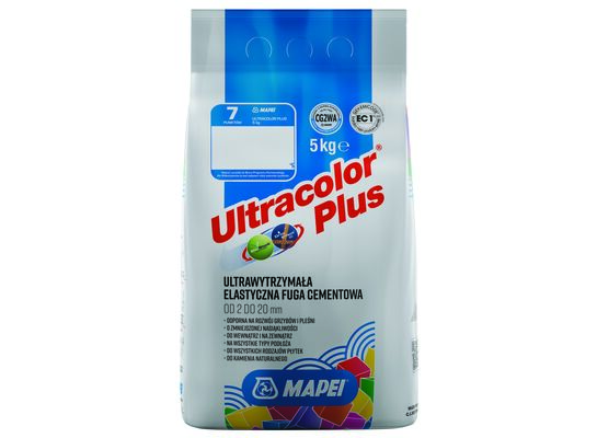 Fuga Ultracolor Plus 100 Biały 5 kg MAPEI