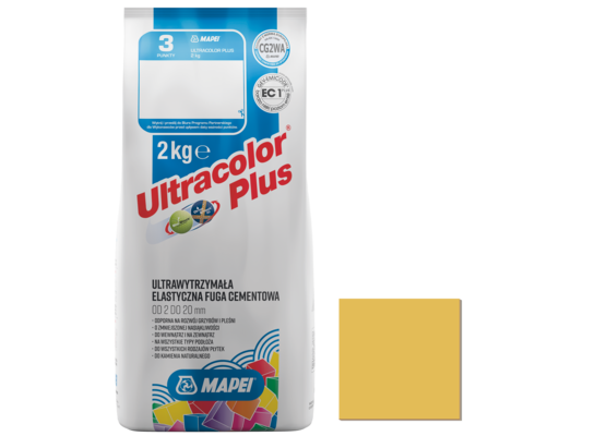 Fuga Ultracolor Plus 150 Żółty 2 kg MAPEI