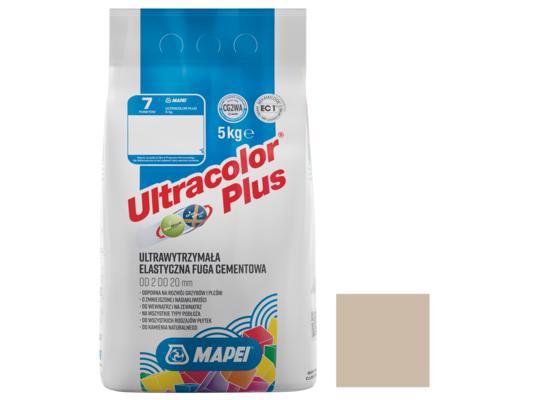 Fuga Ultracolor Plus 132 Beż 5 kg MAPEI