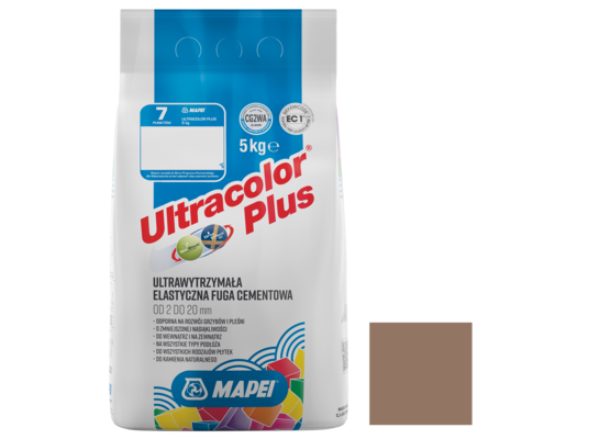 Fuga Ultracolor Plus 142 Brąz 5 kg MAPEI