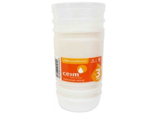 Wkład zniczowy parafinowy 3 14 cm