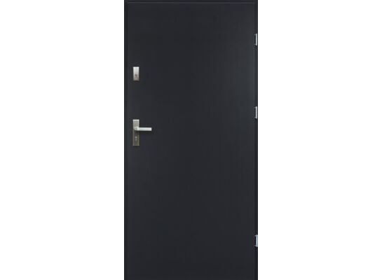 Drzwi zewnętrzne ARTEMIDA pełne antracyt 80 lewe RADEX