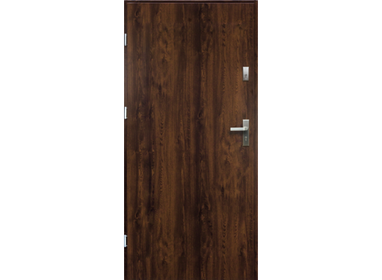 Drzwi zewnętrzne ARTEMIDA pełne orzech 80 lewe RADEX