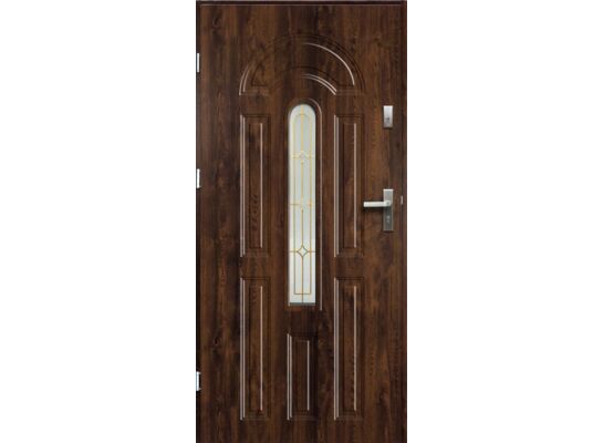Drzwi zewnętrzne WENUS roco ciemny orzech 90 lewe RADEX