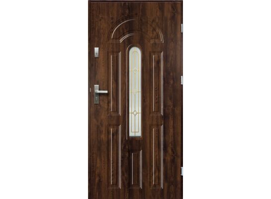 Drzwi zewnętrzne WENUS roco ciemny orzech 90 prawe RADEX