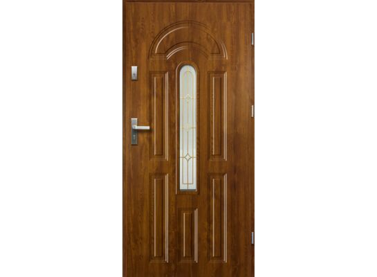 Drzwi zewnętrzne WENUS roco złoty dąb 80 prawe RADEX