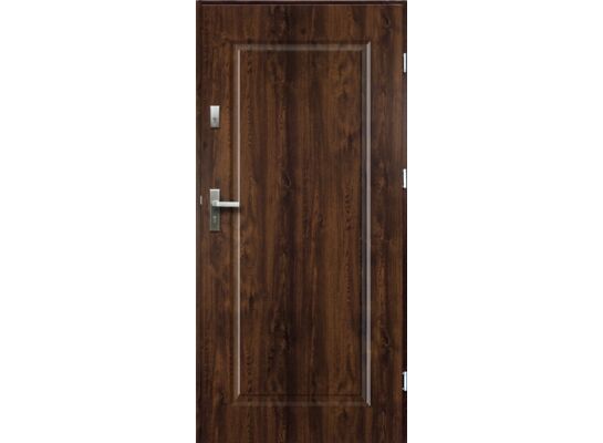 Drzwi zewnętrzne ALTEA pełne orzech 90 prawe RADEX