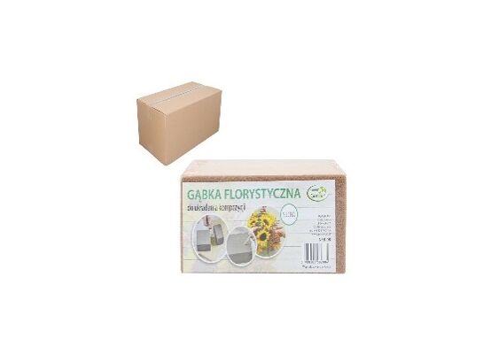 Gąbka florystyczna sucha 21 x 9,2 cm