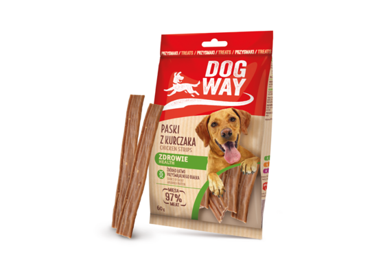 Paski z kurczaka 60 g Dogway