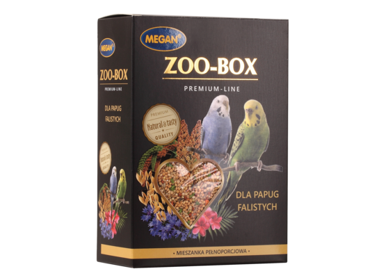 Karma dla papug falistych 750 g ZOOBOX PREMIUM