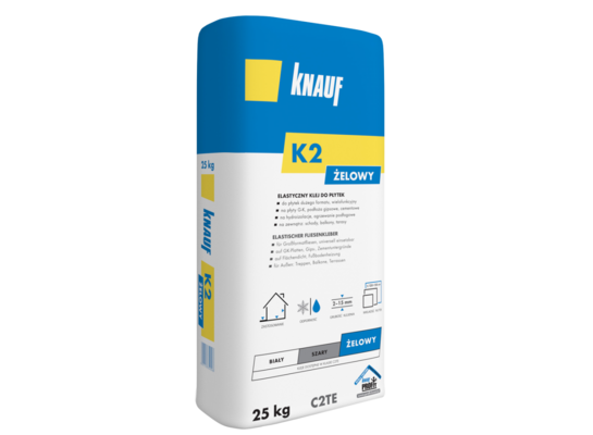 Elastyczny klej do płytek K2 Żelowy 25 kg