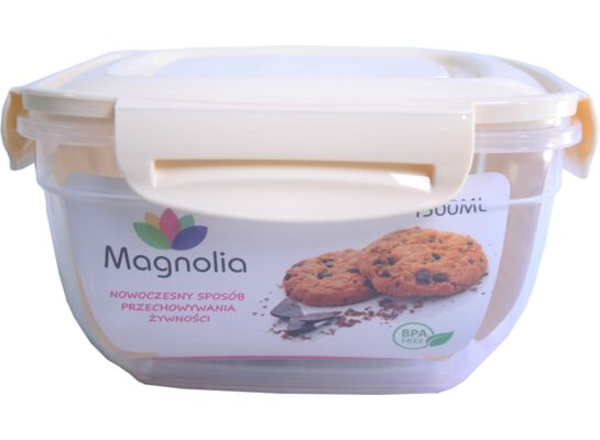 Pojemnik kwadratowy 1,5 l różne kolory Magnolia