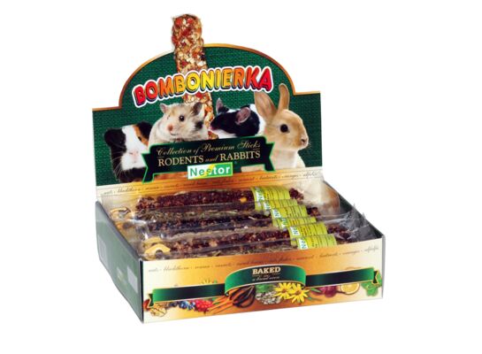 Bombonierka premium dla gryzoni i królików 690 g Nestor