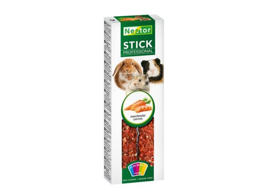 Kolba dla gryzoni i królików Professional – marchewka Nestor