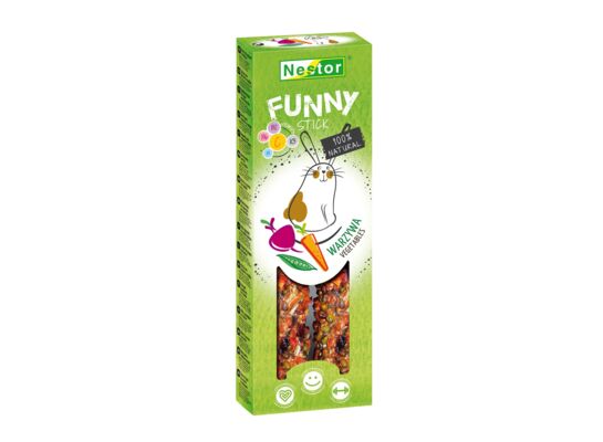 Kolba dla gryzoni i królików Funny warzywa Nestor