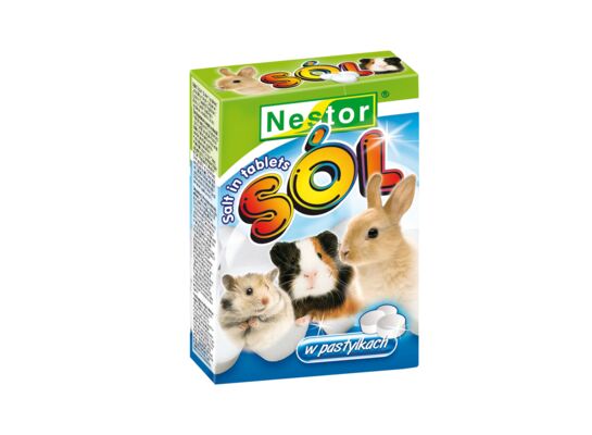 Sól w pastylkach dla gryzoni Nestor