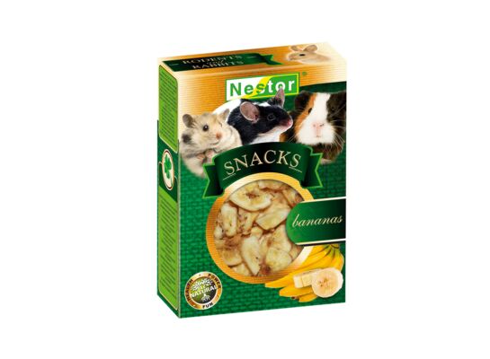 Snacks dla gryzoni i królików – Banany Nestor