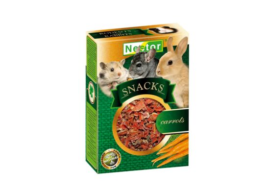Snacks dla gryzoni i królików – Marchewka Nestor