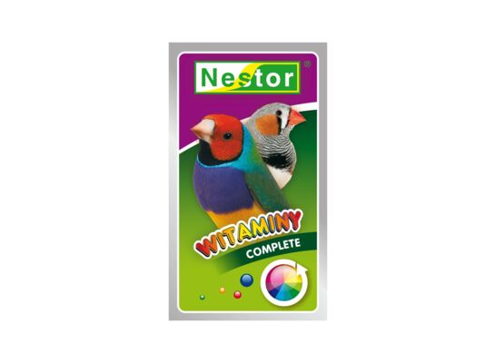 Witaminy dla ptaszków egzotycznych ogólne "Complete" Nestor