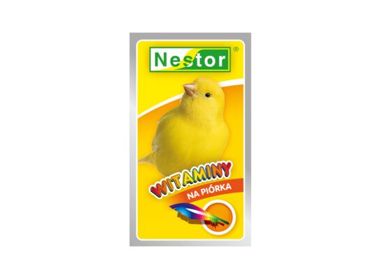 Witaminy dla kanarków na piórka Nestor