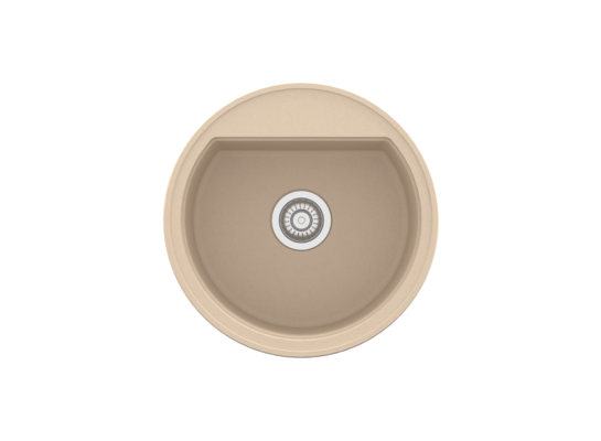 Zlewozmywak granitowy Oval 1-komorowy