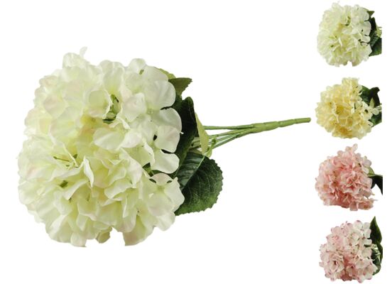 Bukiet hortensji 6 sztuk 43 cm