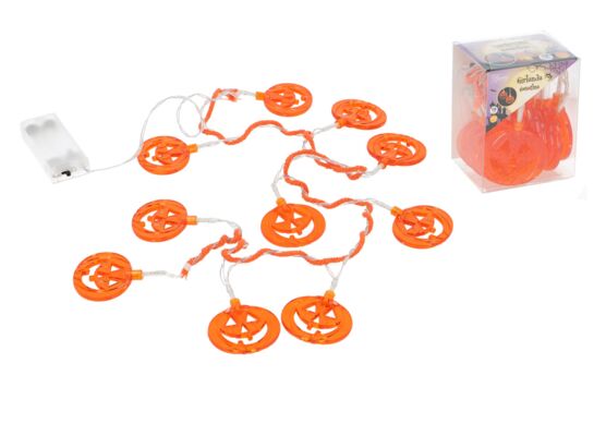 Lampki dynie Halloween 100 cm