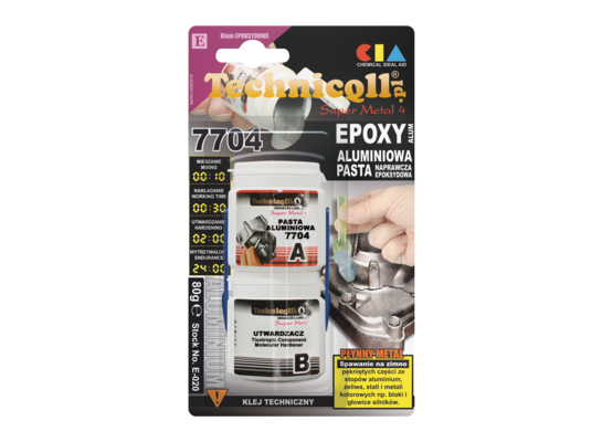 Pasta aluminiowa epoksydowa 80 g