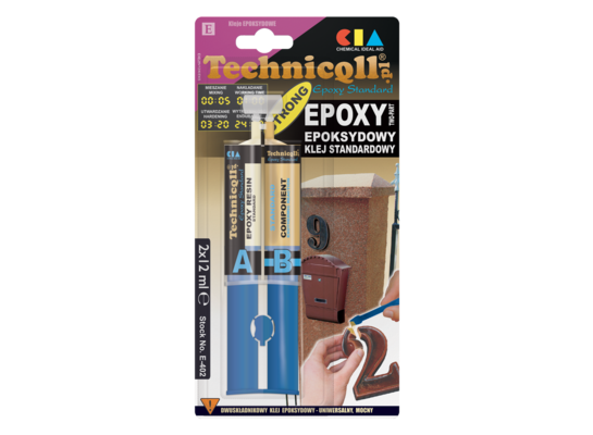 Klej standardowy epoksydowy 2 x 12 ml