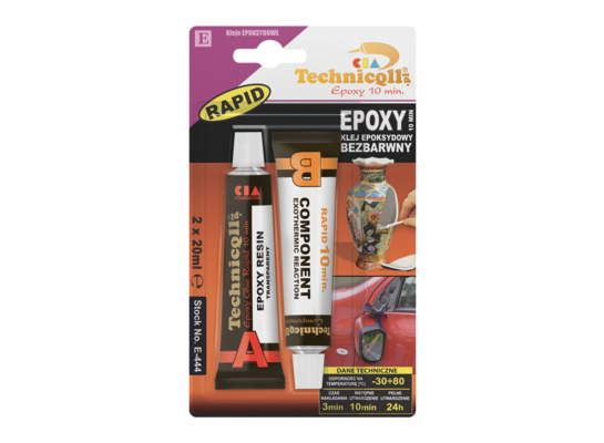 Klej epoksydowy 10 min bezbarwny 2 x 20 ml