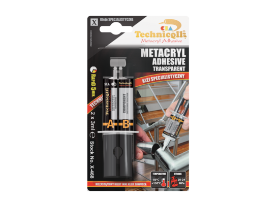 Klej metakrylowy 2 x 3 ml