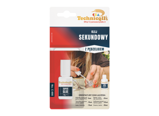 Klej sekundowy z pędzelkiem 8 g