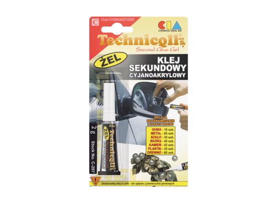 Klej sekundowy żel 2 g
