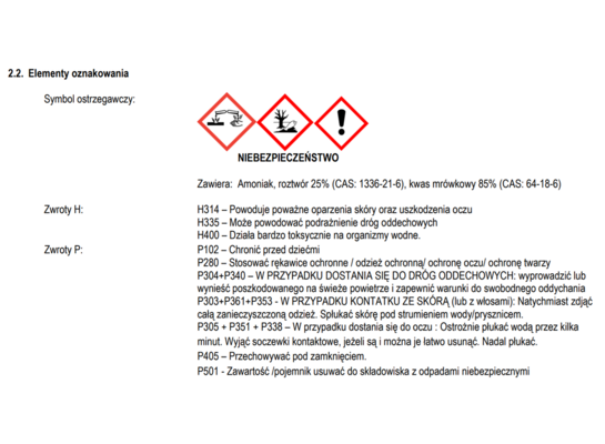 Preparat do metali kolorowych 60 ml
