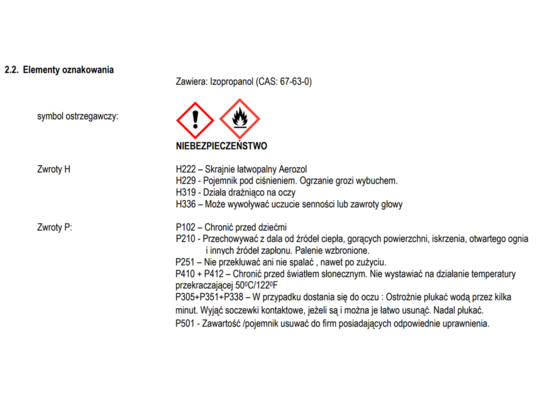 Zmywacz do styków 50 ml