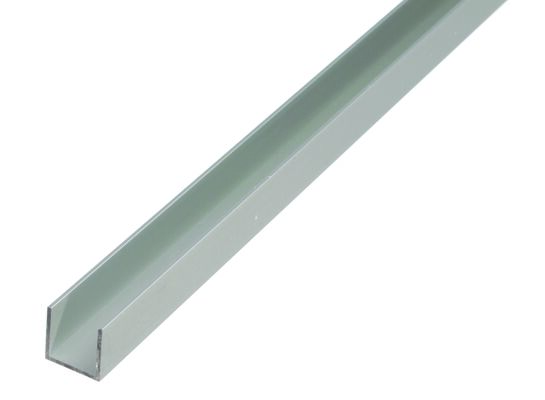 Profil U ALU anodowany 1000 x 20 x 8 x 1 x 18