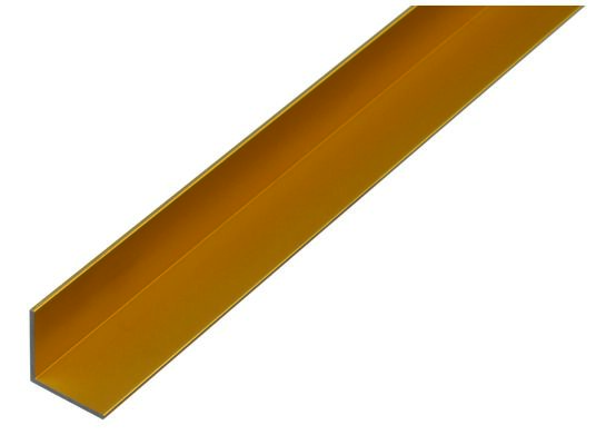 Profil kątowy ALU anodowany złoty 1000 x 30 x 30 x 2