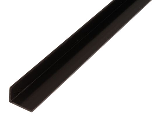 Profil kątowy PVC czarny 1000 x 25 x 20 x 2