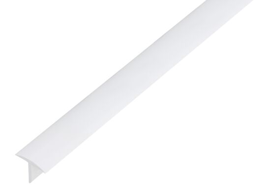 Profil T PVC biały 1000 x 25 x 18 x 2