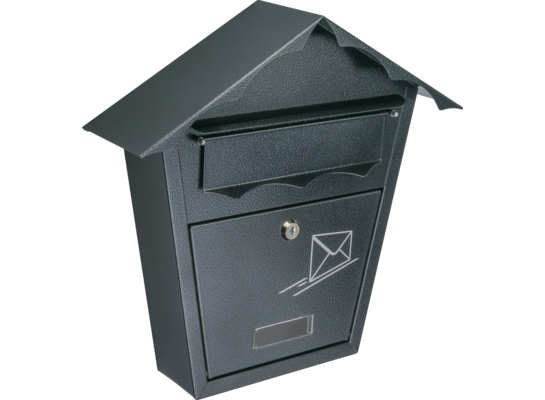 Skrzynka na listy domek an/szary
