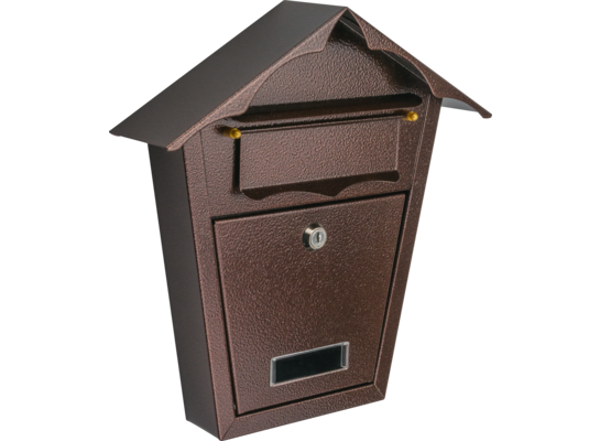 Skrzynka na listy domek mała B6 antyk/miedź