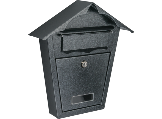 Skrzynka na listy domek mała B6 antyk/szary