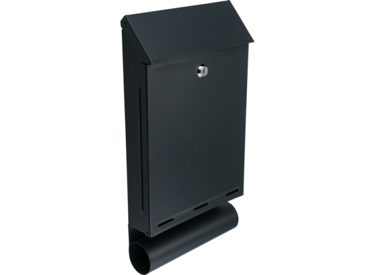 Skrzynka na listy A4 + tuba antracyt mat